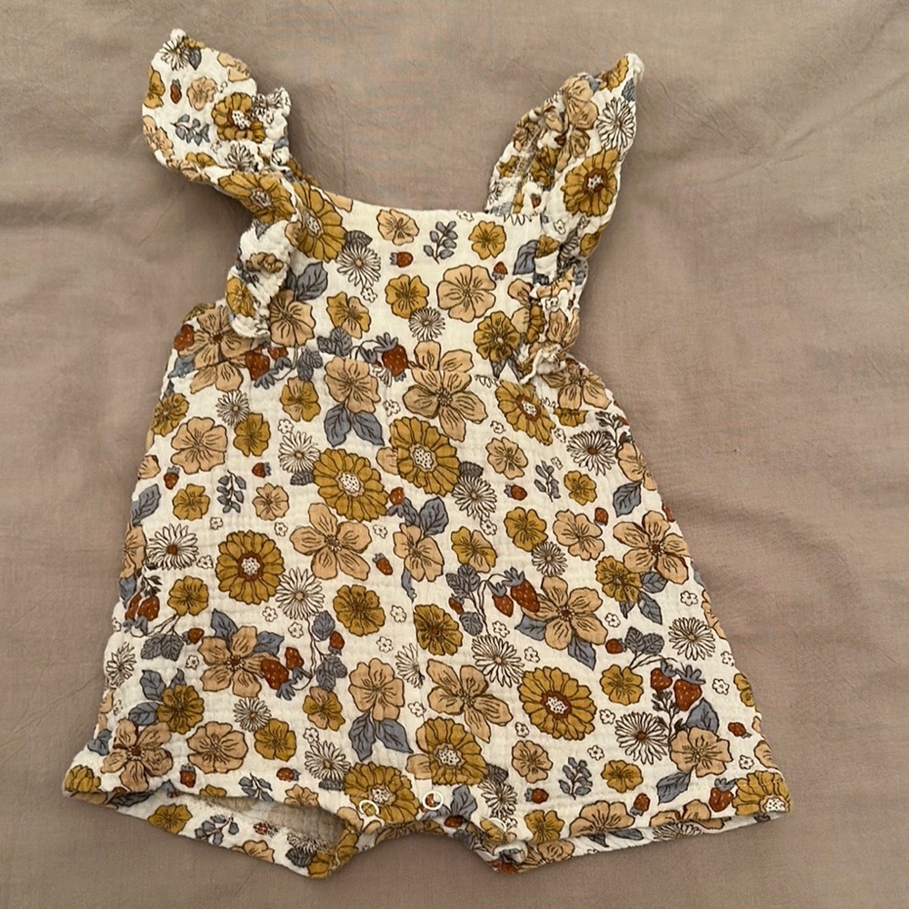Floral Baby Romper